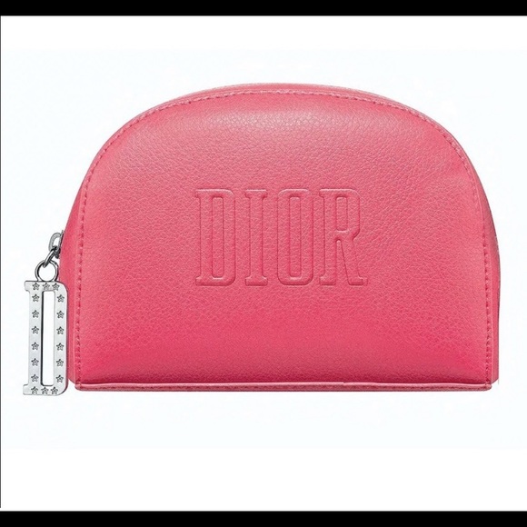 Dior Bags Dior Cd Logo Hot Pink Cosmetic Makeup Bag Clutch Poshmark